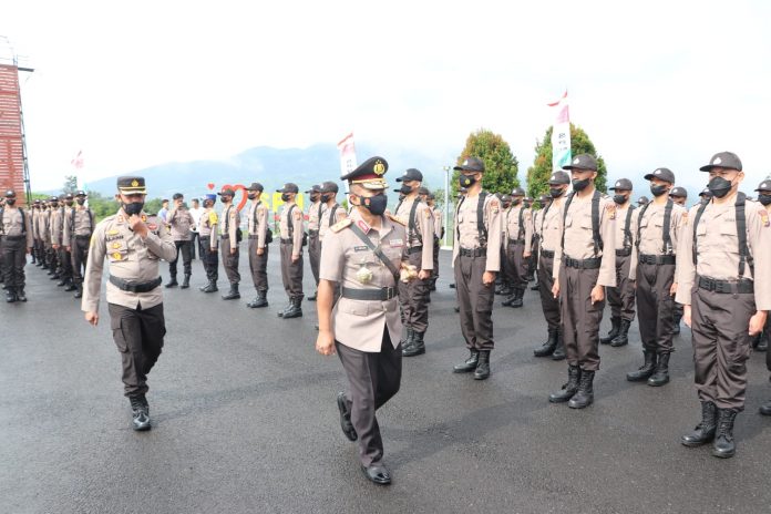 Kapolda Bengkulu Lantik Siswa Pendidikan Pembentukan Bintara Polri 2022