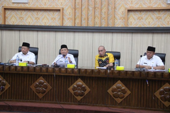 Pemprov Bengkulu dan Pemkab Lebong Rapat Bersama