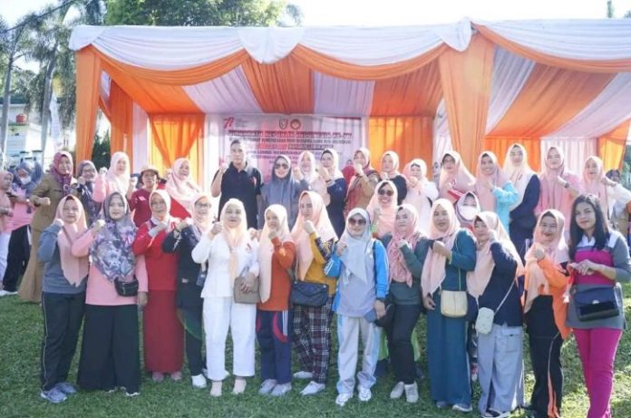 "Dharma Wanita kabupaten Kepahiang adakan rangkaian perlombaan dalam rangka menyambut HUT Ke-77 Kemerdekaan Republik Indonesia"