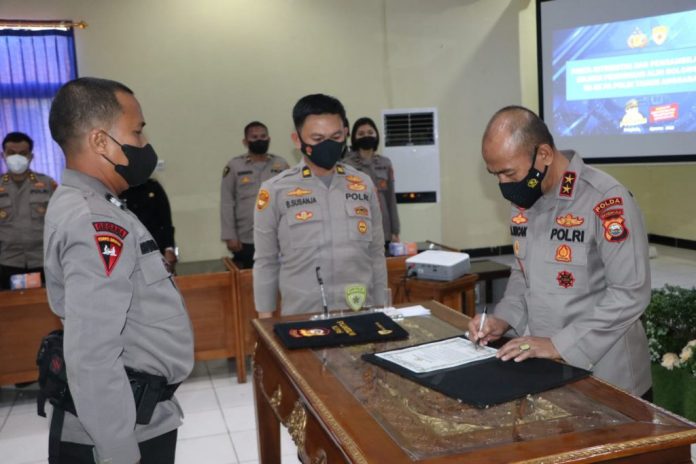 Polda Bengkulu Gelar Penandatanganan Pakta Integritas